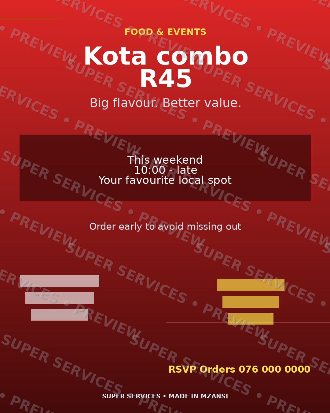 Kota Combo watermarked sample design preview
